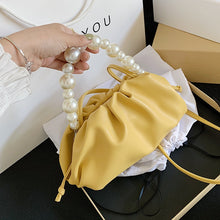 Load image into Gallery viewer, Pearl Tote Cloud Bag 2020 Fashion New High-quality Soft Leather Women&#39;s Designer Handbag Elegant Travel Shoulder Messenger Bag