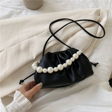 Load image into Gallery viewer, Pearl Tote Cloud Bag 2020 Fashion New High-quality Soft Leather Women&#39;s Designer Handbag Elegant Travel Shoulder Messenger Bag