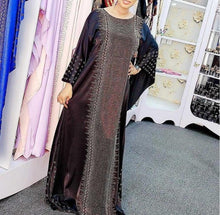 Load image into Gallery viewer, Muslim Bangladesh Black Abaya Dubai Kaftan Hijab Dress Women Islamic Clothing Turkey Caftan Abayas Jalabiya 2020 Ramadan Robe