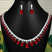 Load image into Gallery viewer, GODKI Luxury UAE High End Jewelry Sets For Women Wedding Necklace Earring Set Cubic Zircon Dubai Bridal jewelry Set 2020