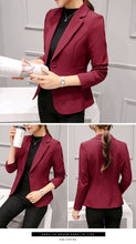 Load image into Gallery viewer, Elegant Business Lady Jacket New 2020 Women Full Sleeve Work Blazer Female Casual Coat Six Color Available