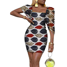 Load image into Gallery viewer, Sexy Dresses Bazin Riche Lady Clothes Traditional Newest African Clothing Dashiki African Wax Print Dress for Women WY4317