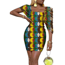 Load image into Gallery viewer, Sexy Dresses Bazin Riche Lady Clothes Traditional Newest African Clothing Dashiki African Wax Print Dress for Women WY4317