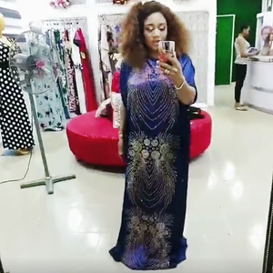 Maxi Dresses 2020 Africa Clothing African Dresses For Women Muslim Long Dress High Quality Length Fashion African Dress For Lady