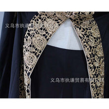 Load image into Gallery viewer, WEPBEL Women Fashion Arab Ladies Kaftan Fashion Dubai Muslim Dress Islamic Clothing Maxi Dress Robes