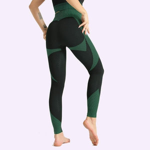 Sexy Women Clothes Seamless Fitness Leggings+long Sleeve Cropped Top Zipper Tracksuit Active Wear Gym Leggings Pants