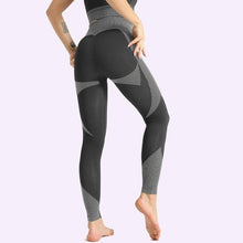 Load image into Gallery viewer, Sexy Women Clothes Seamless Fitness Leggings+long Sleeve Cropped Top Zipper Tracksuit Active Wear Gym Leggings Pants