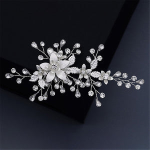 Mix Style Elegant Crystal Pearl Flower Hair Jewelry Wedding Hair Accessories Hair Comb Bridal tiara hair ornaments Wholesale