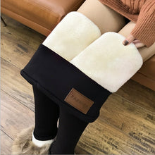 Load image into Gallery viewer, NORMOV Women&#39;s Winter Warm Leggings Super-thick High Stretch Lamb Cashmere Leggins High Waist Skinny Trousers