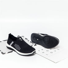 Load image into Gallery viewer, Women Flat Shoes Knit Woman Casual Slip On Vulcanized Shoes Female Mesh Soft Breathable Women&#39;s Footwear For Ladies Sneaker