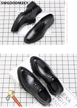 Load image into Gallery viewer, Italian Shoes Men Formal Shoes Men Oxford Shoes For Men Zapatos Piel Hombre Mannen Schoenen Sepatu Kulit Pria Erkek Ayakabı