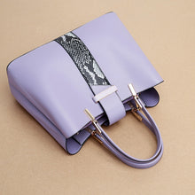 Load image into Gallery viewer, Women&#39;s bag high quality stitching 2 piece set ladies large capacity OL handbag luxury designer ladies shoulder messenger bag