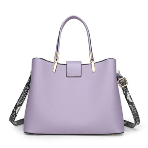 Women's bag high quality stitching 2 piece set ladies large capacity OL handbag luxury designer ladies shoulder messenger bag