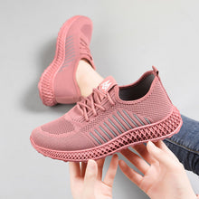 Load image into Gallery viewer, Fashion Women Lightweight Sneakers Running Shoes Outdoor Sports Shoes Breathable Mesh Comfort Running Shoes Air Cushion Lace Up