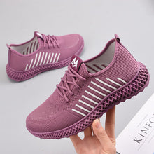 Load image into Gallery viewer, Fashion Women Lightweight Sneakers Running Shoes Outdoor Sports Shoes Breathable Mesh Comfort Running Shoes Air Cushion Lace Up