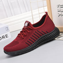 Load image into Gallery viewer, Fashion Women Lightweight Sneakers Running Shoes Outdoor Sports Shoes Breathable Mesh Comfort Running Shoes Air Cushion Lace Up