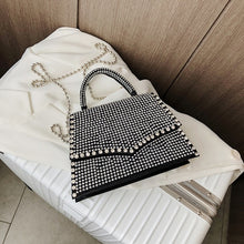 Load image into Gallery viewer, Diamond Flap Small Tote Bag 2020 Summer New Quality PU Leather Women&#39;s Designer Handbag Chain Shoulder Messenger Bag Travel Bag