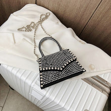 Load image into Gallery viewer, Diamond Flap Small Tote Bag 2020 Summer New Quality PU Leather Women&#39;s Designer Handbag Chain Shoulder Messenger Bag Travel Bag