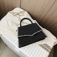 Load image into Gallery viewer, Diamond Flap Small Tote Bag 2020 Summer New Quality PU Leather Women&#39;s Designer Handbag Chain Shoulder Messenger Bag Travel Bag