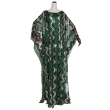 Load image into Gallery viewer, Sexy Sequins African Dress for Women Super Plus Size Ankara Dress Danshiki Abaya Dubai Muslim Dress Robe Africa Dress Party Gown