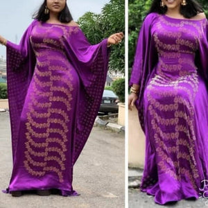 African Long Maxi Dresses for Women Plus Size Diamond Sequined  Dashiki Africa Clothes Abaya Dubai Muslim Dress Robe Party Gown