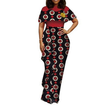 Load image into Gallery viewer, plus size women clothing Dashiki african dresses for women o-neck in african clothing party dress 4xl long dress daskini WY3688