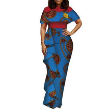 Load image into Gallery viewer, plus size women clothing Dashiki african dresses for women o-neck in african clothing party dress 4xl long dress daskini WY3688