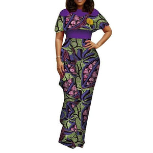 plus size women clothing Dashiki african dresses for women o-neck in african clothing party dress 4xl long dress daskini WY3688