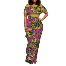 Load image into Gallery viewer, plus size women clothing Dashiki african dresses for women o-neck in african clothing party dress 4xl long dress daskini WY3688