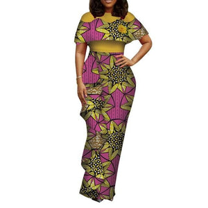 plus size women clothing Dashiki african dresses for women o-neck in african clothing party dress 4xl long dress daskini WY3688