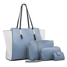 Load image into Gallery viewer, Famous Brand Women Composite Bag Top-Handle Bags Fashion Lady Shoulder Bag Handbag Set PU Leather Bag Women&#39;s Handbags 4pcs/set