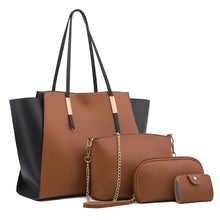 Load image into Gallery viewer, Famous Brand Women Composite Bag Top-Handle Bags Fashion Lady Shoulder Bag Handbag Set PU Leather Bag Women&#39;s Handbags 4pcs/set
