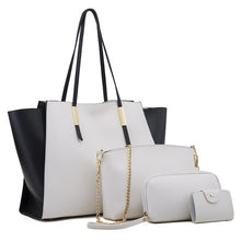 Load image into Gallery viewer, Famous Brand Women Composite Bag Top-Handle Bags Fashion Lady Shoulder Bag Handbag Set PU Leather Bag Women&#39;s Handbags 4pcs/set