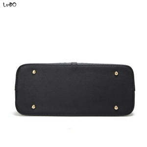 LUCDO Fashion Crocodile Composite Bag 3 PCS Women's Designer Handbags Sets Pu Leather Crossbody Bags For Women 2020 Sac A Main