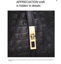 Load image into Gallery viewer, LUCDO Fashion Crocodile Composite Bag 3 PCS Women&#39;s Designer Handbags Sets Pu Leather Crossbody Bags For Women 2020 Sac A Main