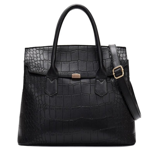2020 new women's bag luxury high quality classic crocodile pattern handbag large capacity  shoulder messenger bag handbag