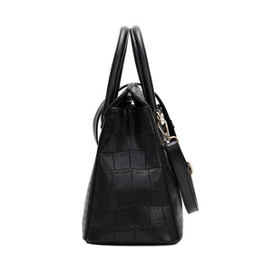 2020 new women's bag luxury high quality classic crocodile pattern handbag large capacity  shoulder messenger bag handbag