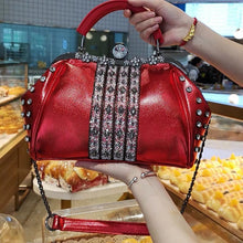 Load image into Gallery viewer, Brand Rhinestones Women&#39;s Handbags Female Shoulder bag designer Luxury Lady Tote Large Capacity Zipper Handbag for Women