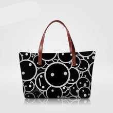 Load image into Gallery viewer, Dispalang Brand Women Shoulder Bag High Quality Women&#39;s Handbags Black White Striped Top-Handle Bags Ladies Large Handbag