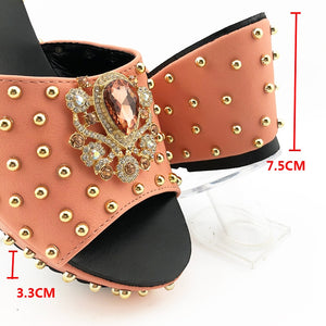 2020 Newest Fashion Party Shoes And Bags To Match Black Color African Shoes and Bag Set Italian Wedding Summer Shoes And Bag