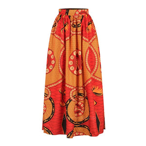 2020 News Ankara Style African Clothes Dashiki Print Top Skirts Fashion Feather Party African Dresses for Women Robe Africaine