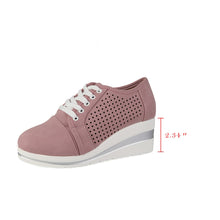 Load image into Gallery viewer, WDHKUN Autumn Women Flats Shoes Female Hollow Breathable Mesh Casual Shoes For Ladies Slip On Flats Loafers Lace Up Shoes Beach