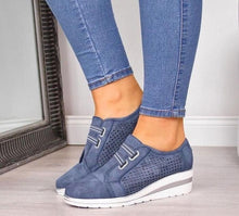 Load image into Gallery viewer, WDHKUN Autumn Women Flats Shoes Female Hollow Breathable Mesh Casual Shoes For Ladies Slip On Flats Loafers Lace Up Shoes Beach