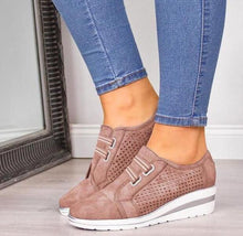 Load image into Gallery viewer, WDHKUN Autumn Women Flats Shoes Female Hollow Breathable Mesh Casual Shoes For Ladies Slip On Flats Loafers Lace Up Shoes Beach