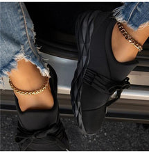 Load image into Gallery viewer, WDHKUN Autumn Women Flats Shoes Female Hollow Breathable Mesh Casual Shoes For Ladies Slip On Flats Loafers Lace Up Shoes Beach
