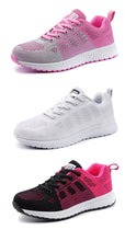 Load image into Gallery viewer, Women Casual Shoes Fashion Breathable Walking Mesh Lace Up Flat Shoes Sneakers Women 2020 Tenis Feminino White Vulcanized Shoes