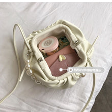 Load image into Gallery viewer, Pearl Tote Cloud Bag 2020 Fashion New High-quality Soft Leather Women&#39;s Designer Handbag Elegant Travel Shoulder Messenger Bag