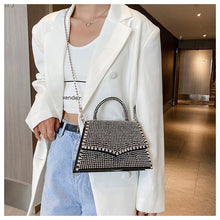 Load image into Gallery viewer, Diamond Flap Small Tote Bag 2020 Summer New Quality PU Leather Women&#39;s Designer Handbag Chain Shoulder Messenger Bag Travel Bag
