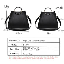 Load image into Gallery viewer, NEW Casual Simple Women&#39;s Handbags High Quality Leather Tote Bag Big Size Shoulder Bag Female Large Capacity Ladies Shopping Bag