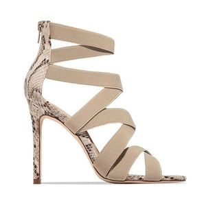 2020 NEW High Heels Sandals Summer Sexy Ankle Strap Open Toe Gladiator Party Dress Women Shoes Zapatos De Mujer